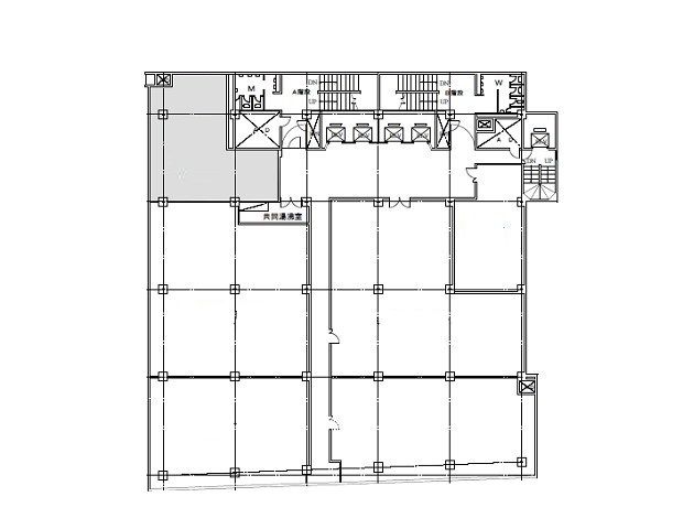 第一セントラルビル2号館基準階間取り図.jpg