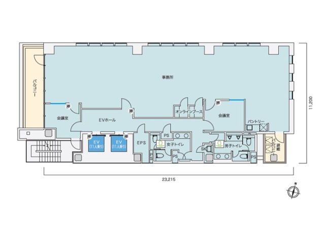 後楽園PREX基準階間取り図.jpg