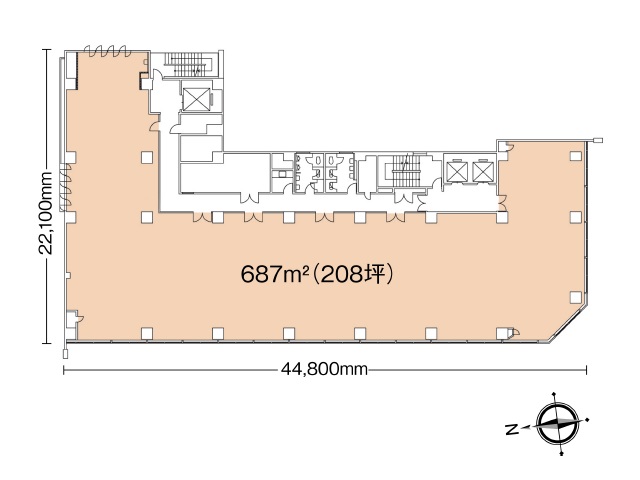 日本生命広小路基準階間取り図.jpg