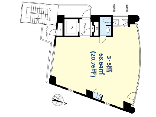 K&S恵比寿2 基準階間取り図.jpg