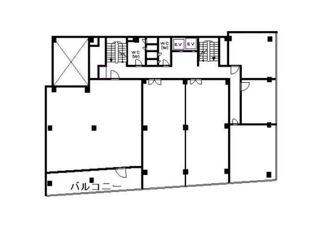 TMB道修町ビル　基準階間取り図.jpg