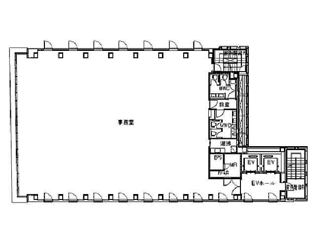 京阪神不動産御成門基準階間取り図.jpg