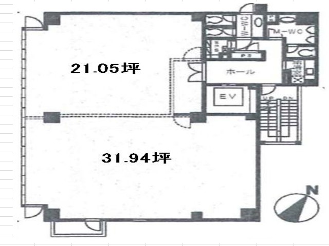 CK18名駅前ビル基準階間取り図.jpg