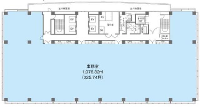 東芝福岡ビル基準階間取り図.jpg