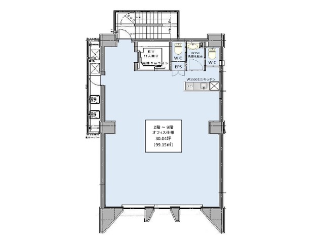 ヴィラージュ博多駅前BUILDING基準階間取り図.jpg