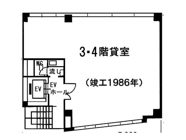 オフィス堂島　基準階間取り図.jpg