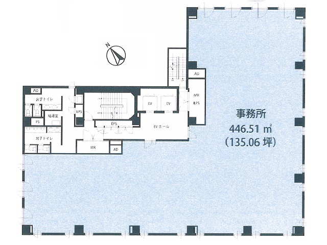 A-PLACE渋谷金王基準階間取り図.jpg