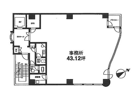 ビリーヴ新宿基準階間取り図.jpg