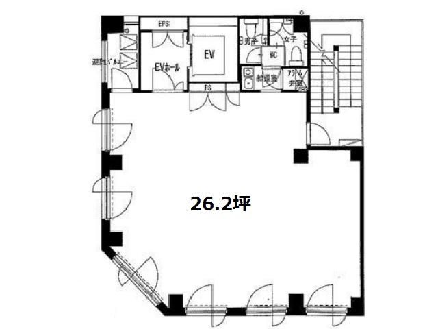 GINZA ITO BUILDING26.2T基準階間取り図.jpg