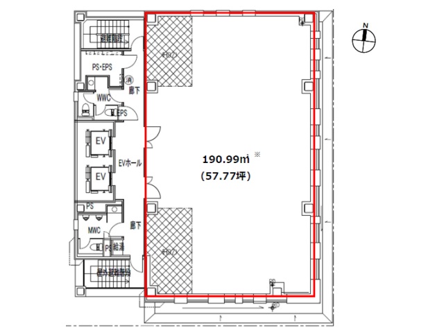 S-BUILDING札幌大通Ⅱ_基準階間取り図.jpg