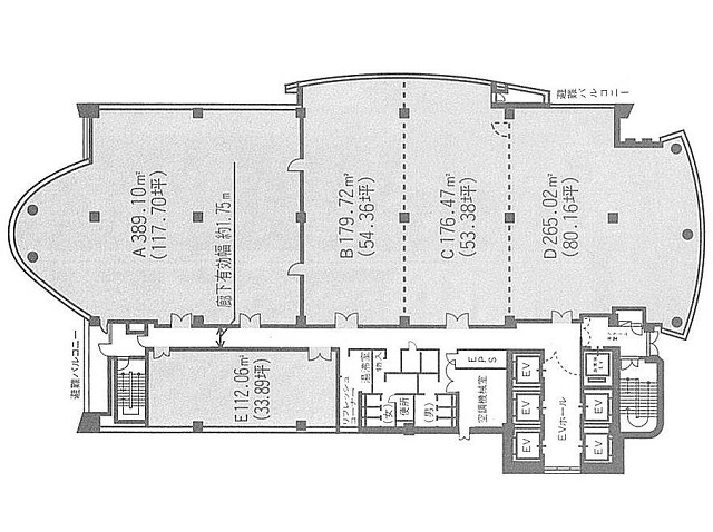 ナディアパークビジネスセンタービル基準階間取り図.jpg