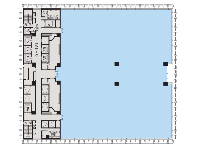 経団連会館基準階間取り図.jpg