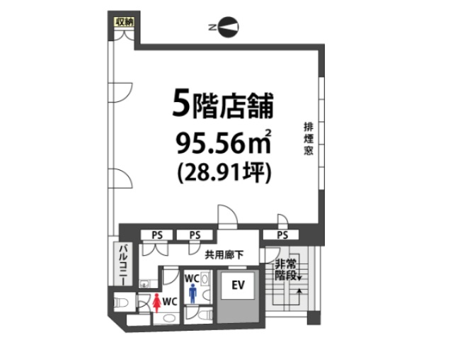 スプルース野田ビル　基準階間取り図.jpg