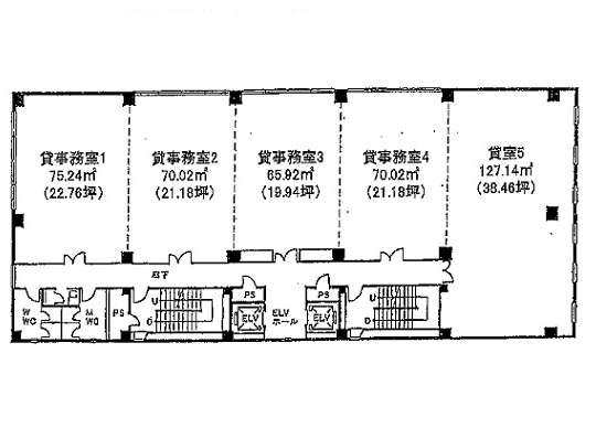 三永伏見ビル基準階間取り図.jpg