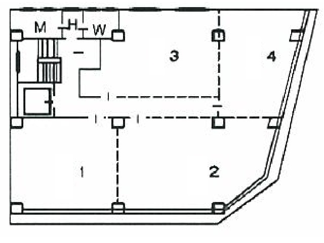 井門銀座一丁目ビル基準階間取り図.jpg