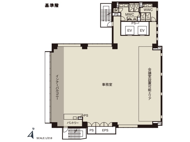 CIRCLES市ヶ谷 基準階間取り図.jpg