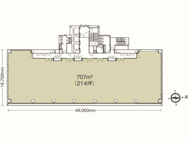 ニッセイ高松ビル基準階間取り図.jpg