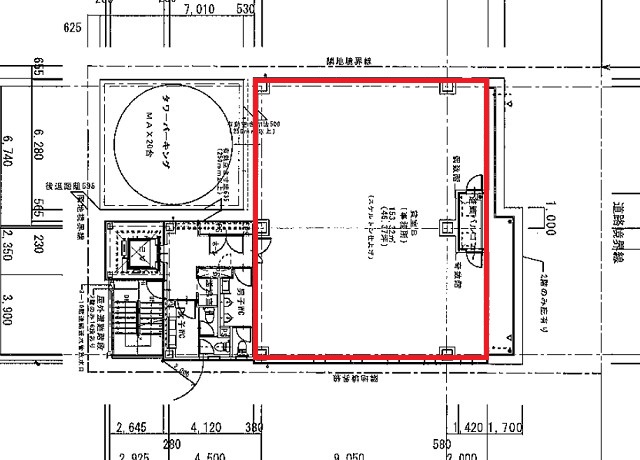 (仮称）GSI博多駅東ビル基準階間取り図.jpg