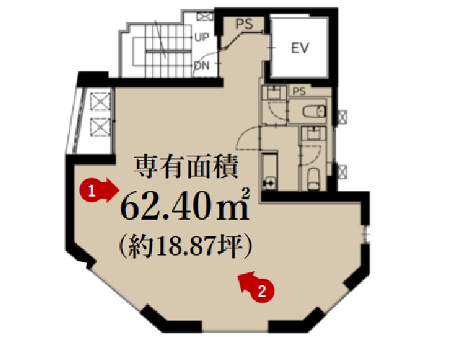 THE V-CITY新橋18.87T基準階間取り図.jpg