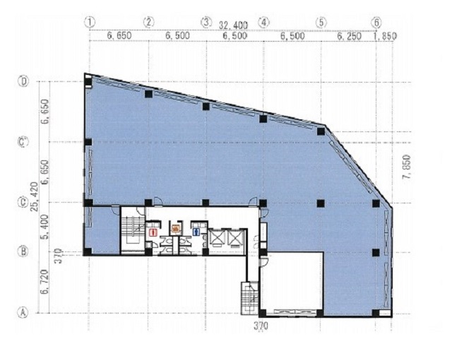 銀座昭和通り基準階間取り図.jpg