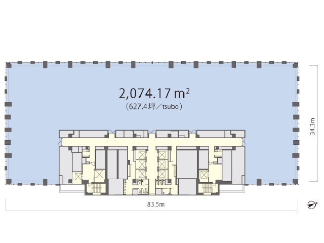 丸の内トラストタワー本館基準階間取り図.jpg