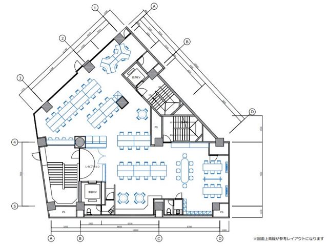 GOOD OFFICE渋谷駅前基準階間取り図.jpg