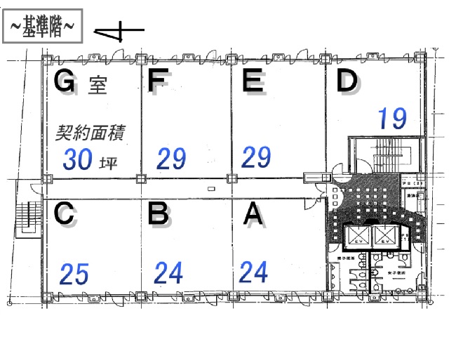 芝田町ビル　基準階間取り図.jpg