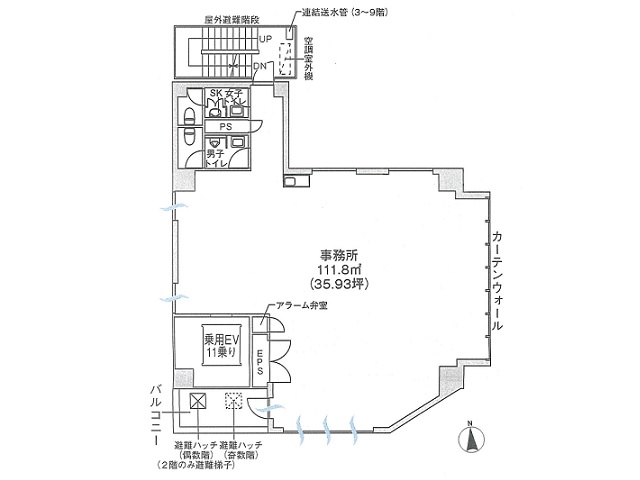 クロスシー秋葉原基準階間取り図.jpg