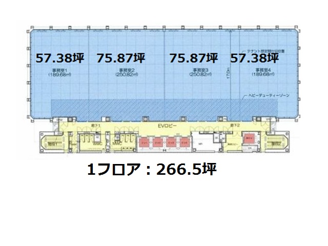 ＨＫ淀屋橋ガーデン基準階間取り図.jpg