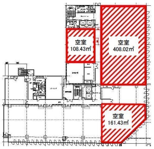 日本生命岡山第二ビル本館基準階間取り図.jpg