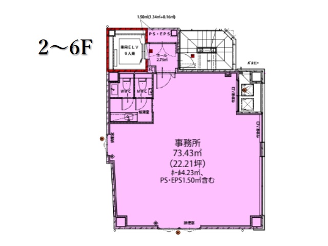 THE CITY 神田神保町基準階間取り図.jpg