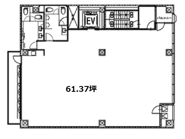 YOKOHAMA三共プラザ61.37T基準階間取り図.jpg