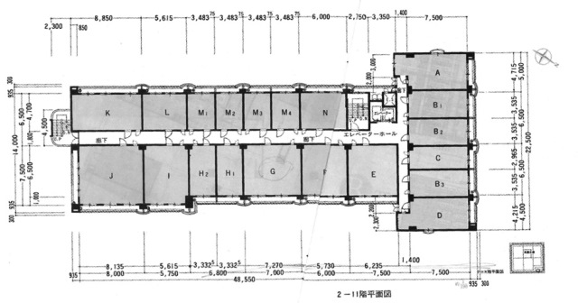 チサンマンション天神Ⅲビル基準階間取り図.jpg