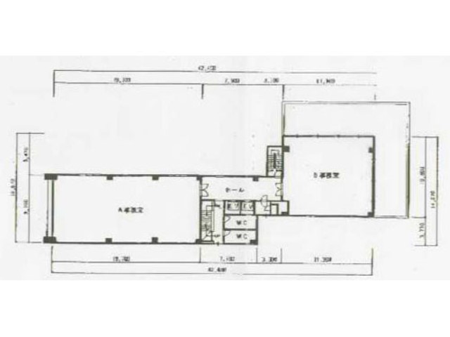 オフィスニューガイア博多駅前ビル基準階間取り図.jpg