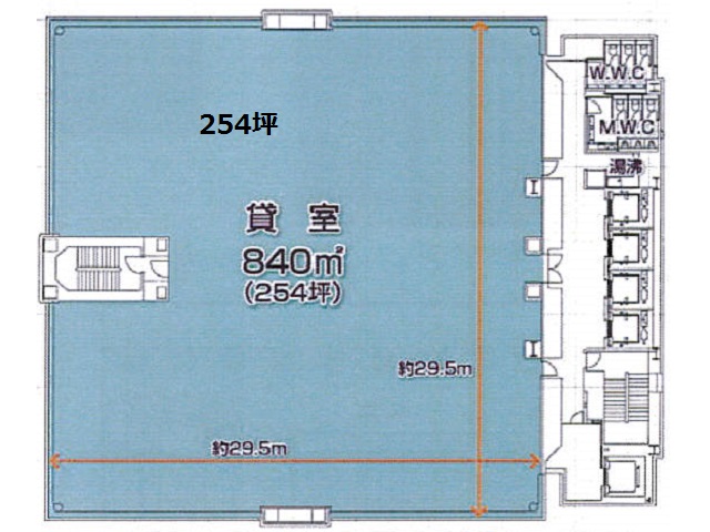 シュナイダーエレクトリック大阪ビル 基準階間取り図.jpg