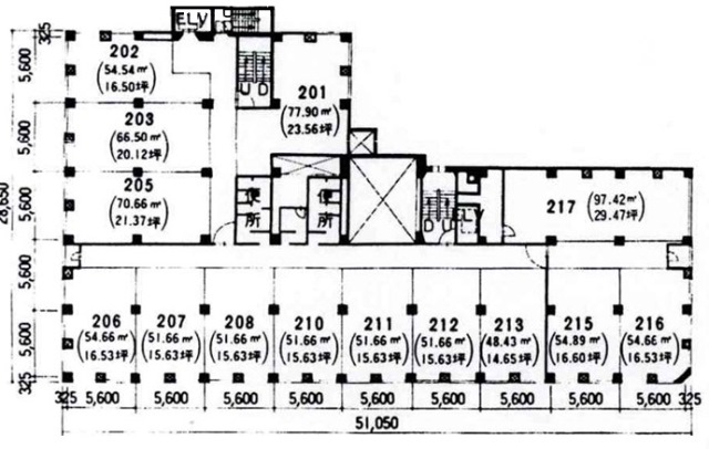 東カン福岡第2キャステール基準階間取り図.jpg