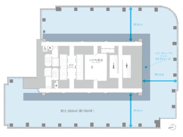 東京駅前常盤橋プロジェクトA棟基準階間取り図.jpg