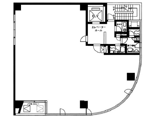長田屋ビル（新宿）基準階間取り図.jpg