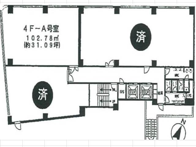 静岡セントラルビル基準階間取り図.jpg