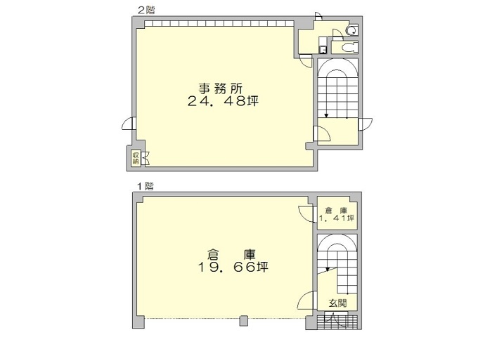 （仮称）博多駅南4丁目倉庫事務所　基準階間取り図.jpg