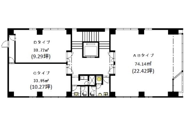 博多駅南QRビル基準階間取り図.jpg