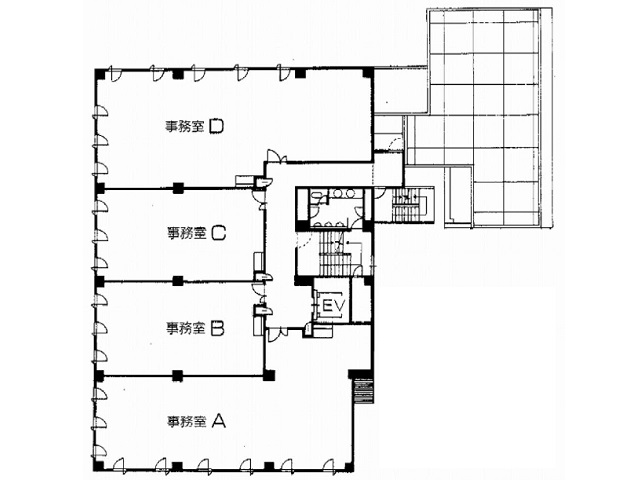 北ビル本館　基準階間取り図.jpg