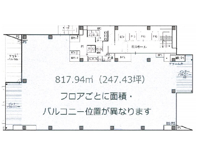 南青山三丁目計画基準階間取り図.jpg