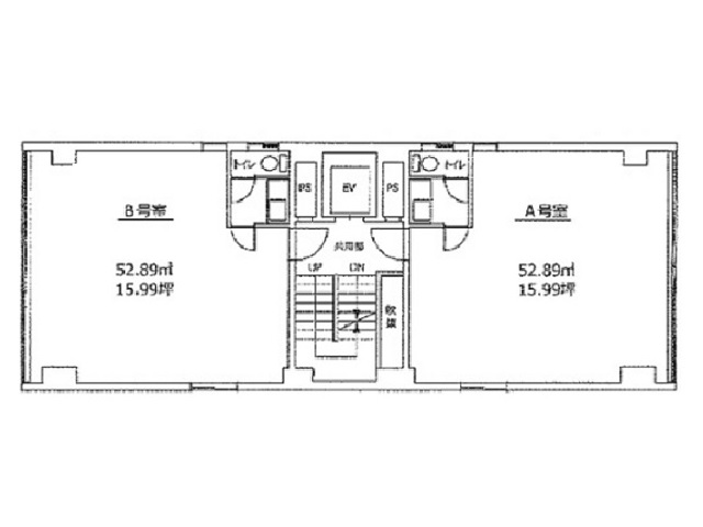 GS白川公園ビル基準階間取り図.jpg