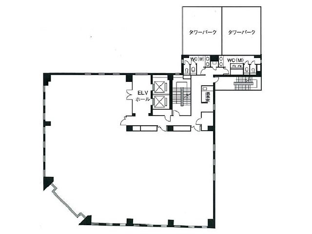 朝日生命堺フェニックスビル　基準階間取り図.jpg