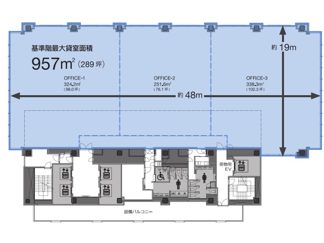 IT TOWER TOKYO（西池袋）基準階間取り図.jpg