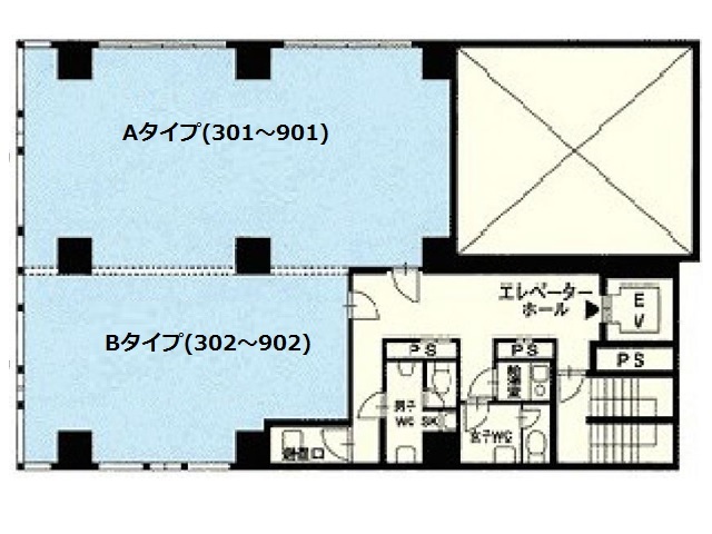 基準階間取り図　大通り.jpg