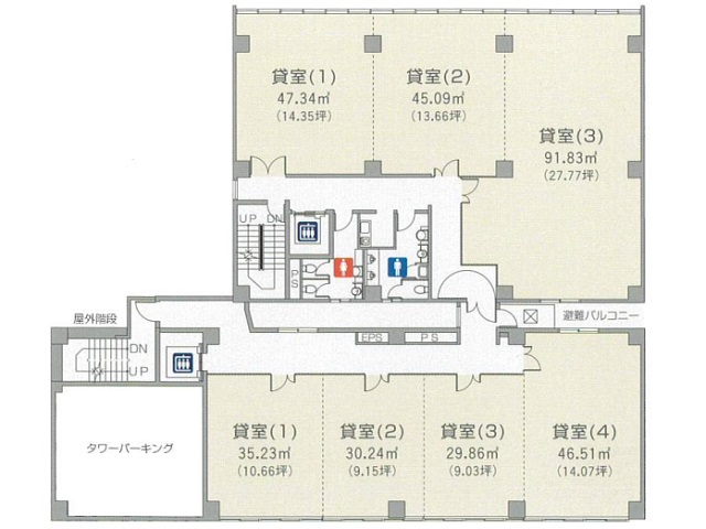 第5オーシャンビル基準階間取り図.jpg