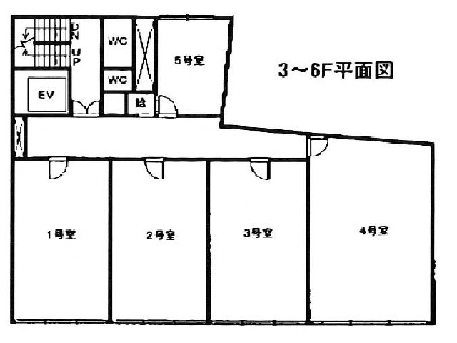 電子会館ビル　基準階間取り図.jpg