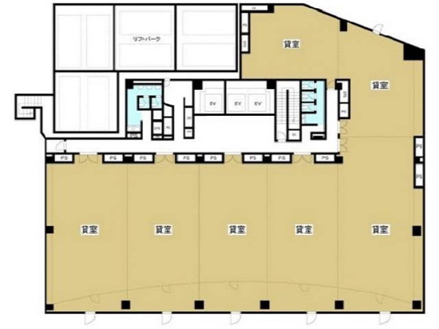 遠鉄田町ビル基準階間取り図.jpg